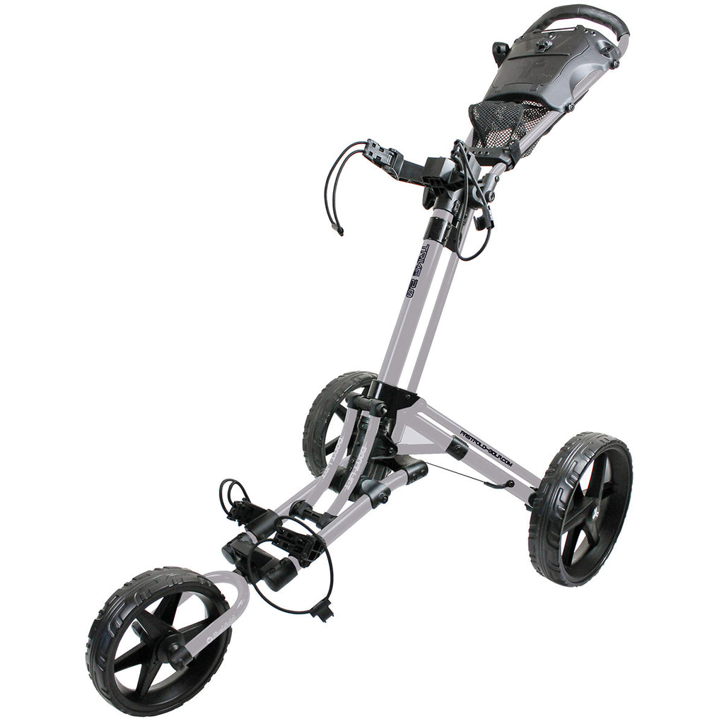FastFold Trike 2.0 Golf Push Trolley - Silver