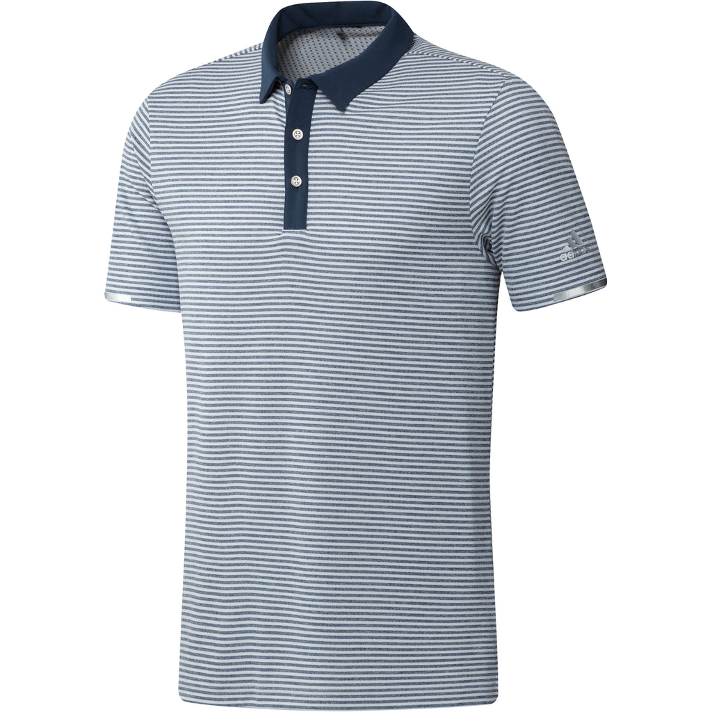 adidas H.RDY Mens Golf Polo Shirt - Navy/White