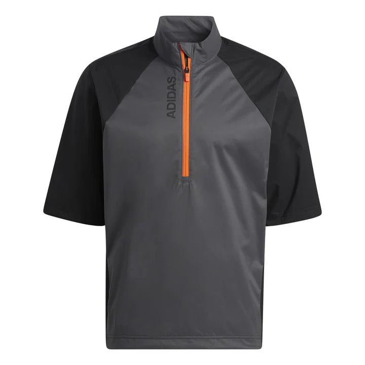 adidas Provisional Short Sleeve Golf Jacket - Black