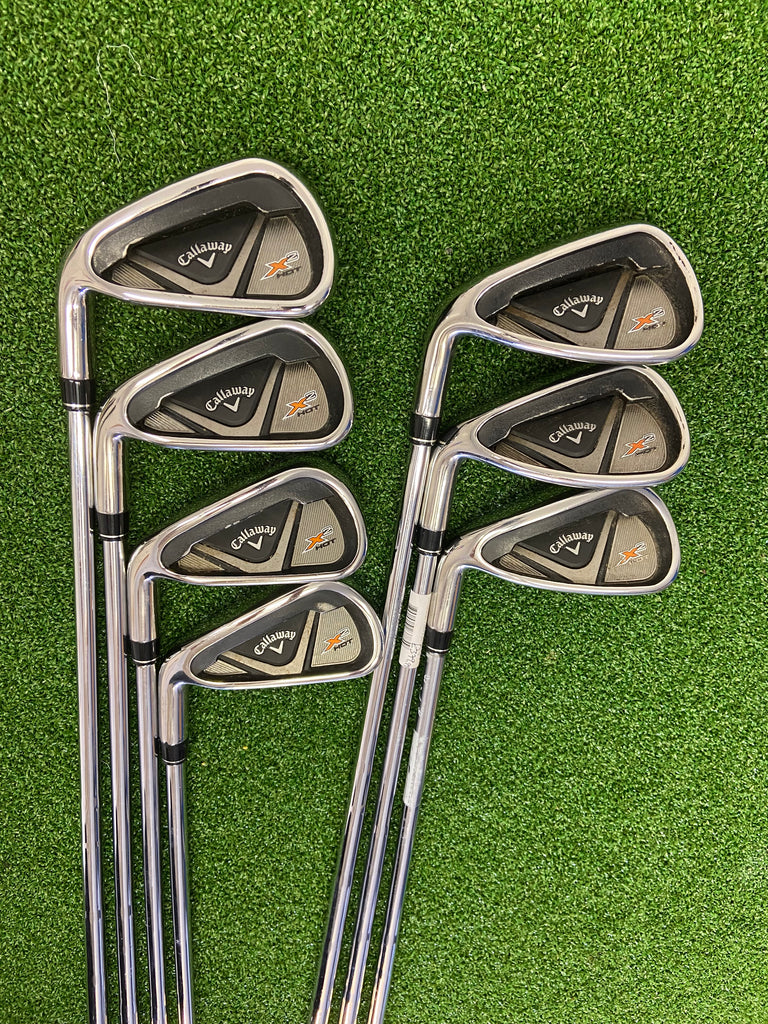 Callaway X2 Hot Golf Irons - Left Handed - Secondhand
