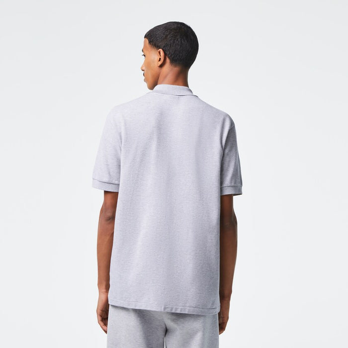 Lacoste L.12.12 Heathered Polo Shirt - Grey Chine