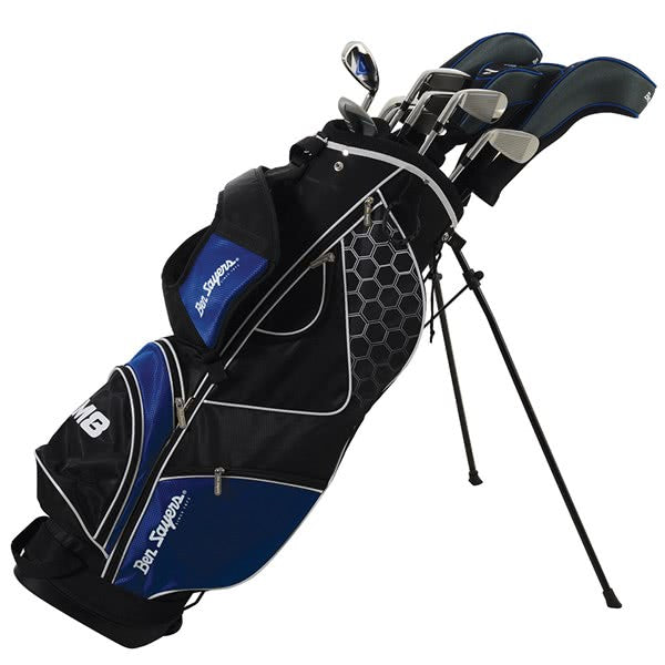 Ben Sayers M8 Stand Bag Golf Package Set - Blue - Left-Handed