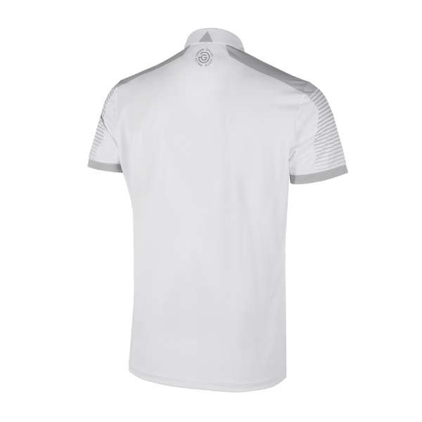 Galvin Green Marcus V8+ Mens Golf Polo - White/Grey