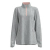 Forelson Moreton 1/4 Zip Ladies Golf Pullover - Grey/Pink