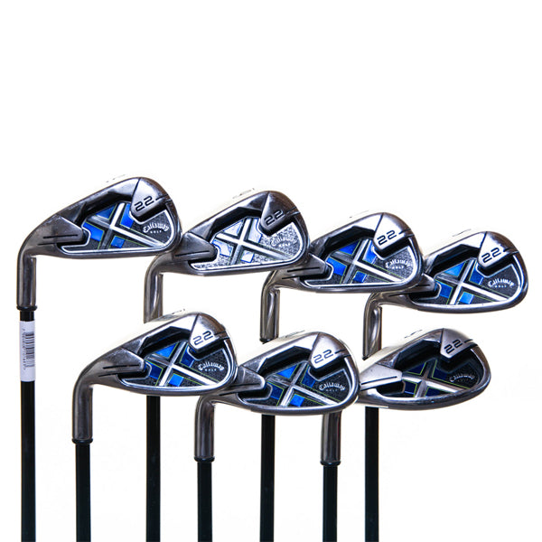 Callaway X22 Graphite Golf Irons 5-SW - Left-Handed - Secondhand