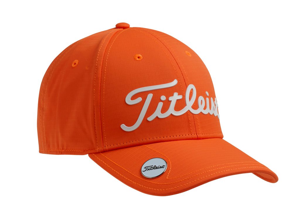 Titleist Tour Performance With Ball Marker Golf Hat - Orange/White