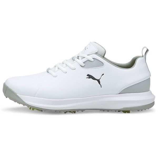 Puma Fusion FX Tech Golf Shoes - White/Silver/Grey