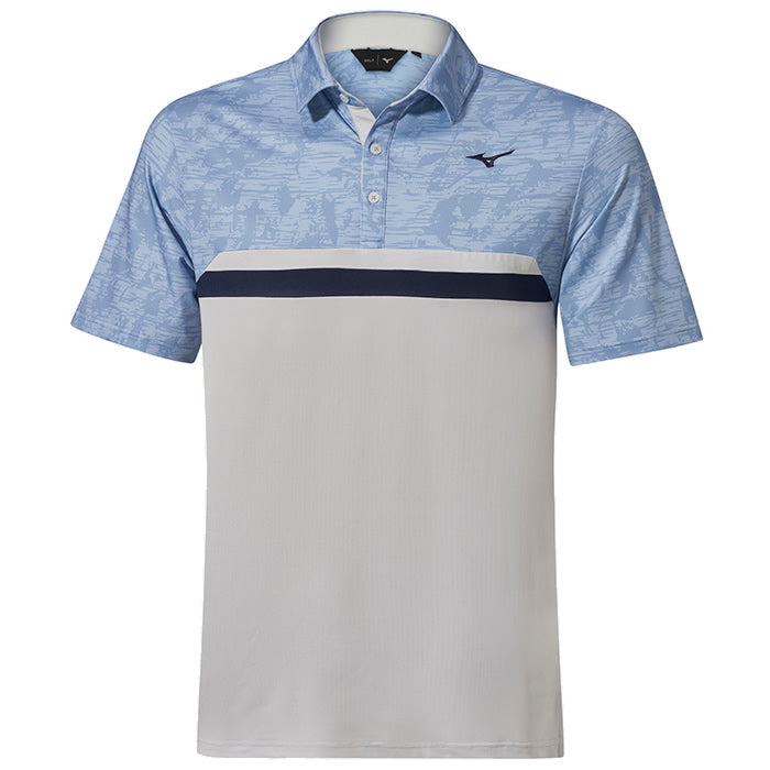 Mizuno Quick Dry Hazard ST Golf Polo Shirt - Bluebell
