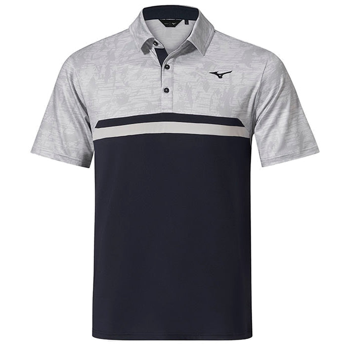 Mizuno Quick Dry Hazard ST Hazard Golf Polo Shirt - Light Grey