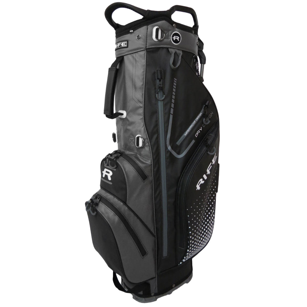 Rife Waterproof Golf Cart Bag - Black