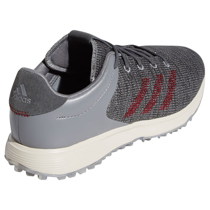 adidas S2G Golf Shoes - Grey/Red