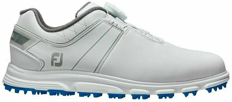 Footjoy Junior Pro SL BOA Golf Shoes - White/Grey