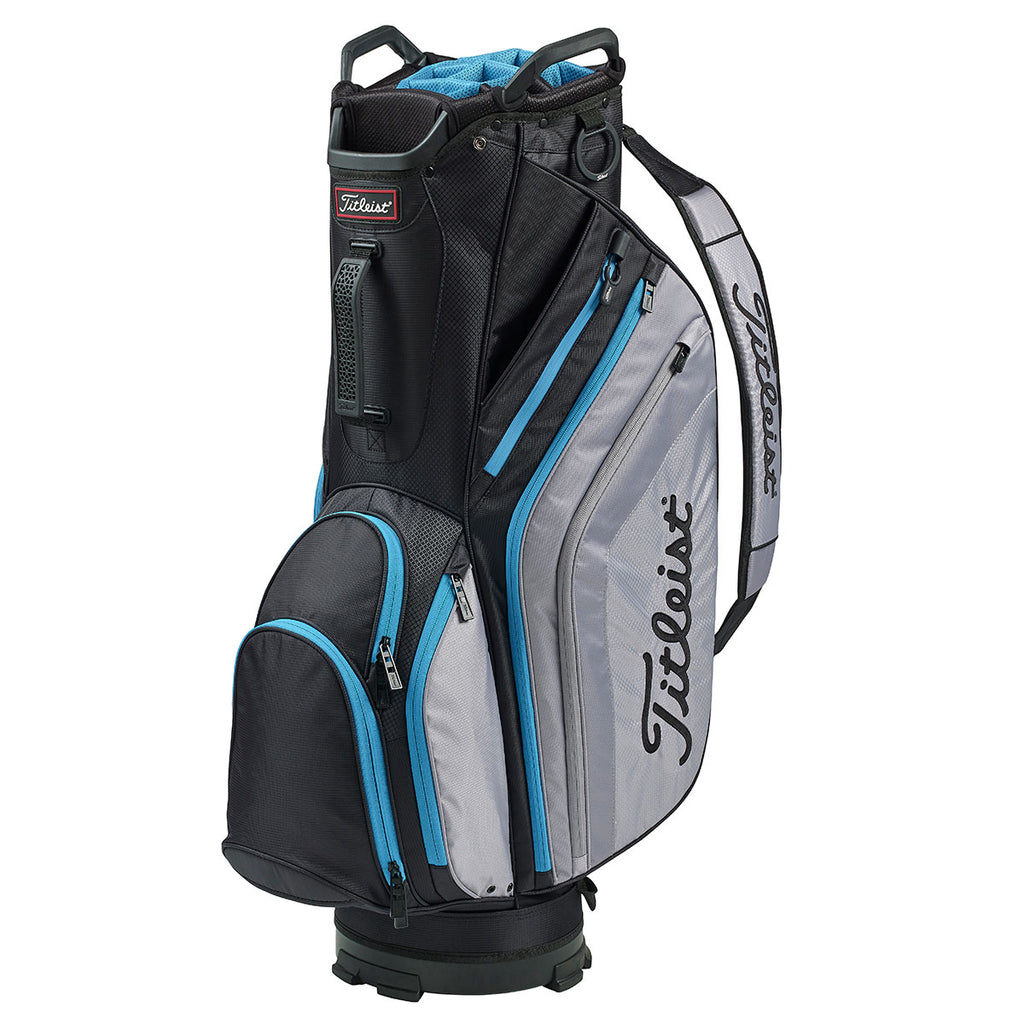 Titleist Lightweight Golf Cart Bag - Black/Sleet/Blue