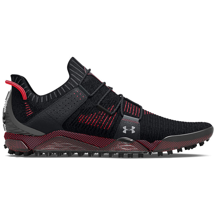 Under Armour HOVR Tour SL Golf Shoes Black Red Andrew Morris Golf