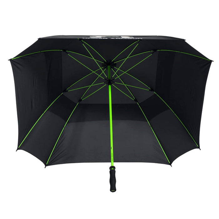 Under Armour Double Canopy Golf Umbrella - Black/Yellow