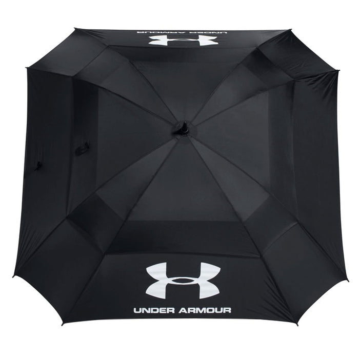 Under Armour Double Canopy Golf Umbrella - Black/Yellow