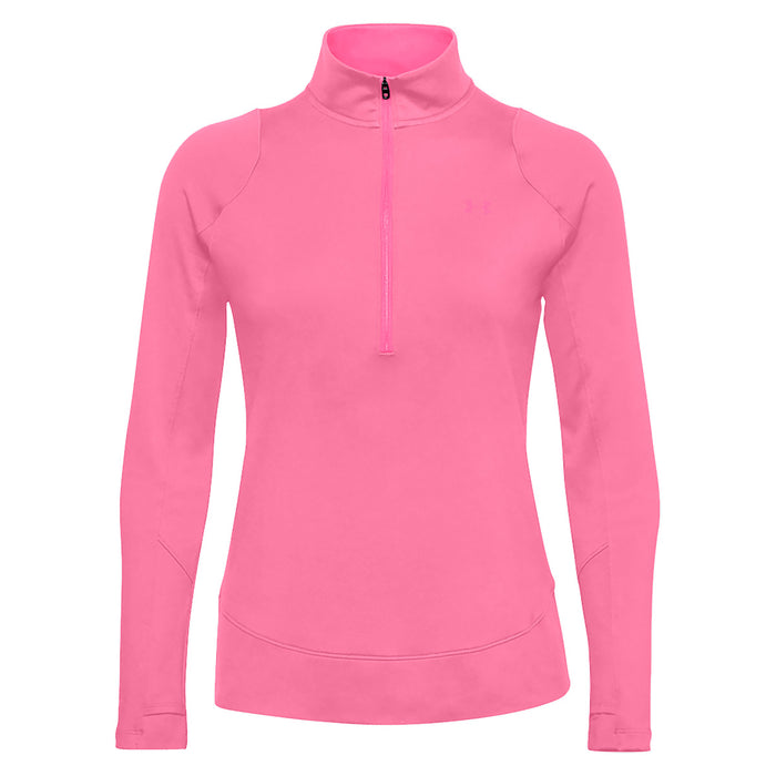 Under Armour Ladies Storm Midlayer Golf 1/2 Zip - Pink