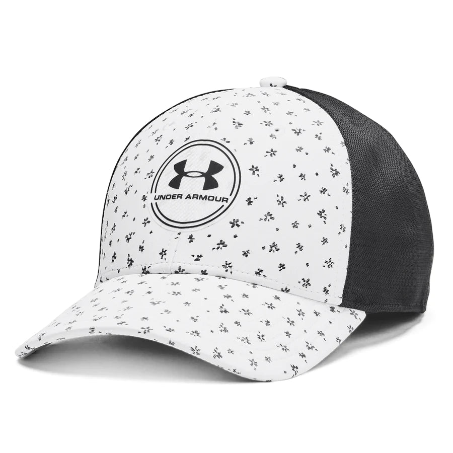 Under Armour Iso-Chill Mesh Driver Golf Cap - White / Black