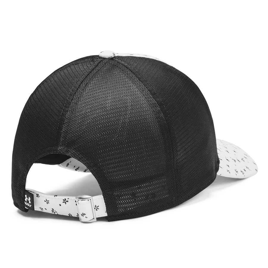 Under Armour IsoChill Mesh Driver Golf Cap White / Black Andrew