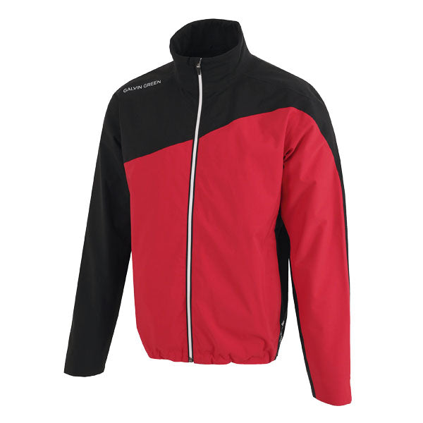 Galvin Green Aaron Waterproof Golf Jacket - Red/Black/White