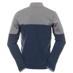 adidas DWR Colourblock 1/4-Zip Golf Sweater - Grey/Navy - Andrew