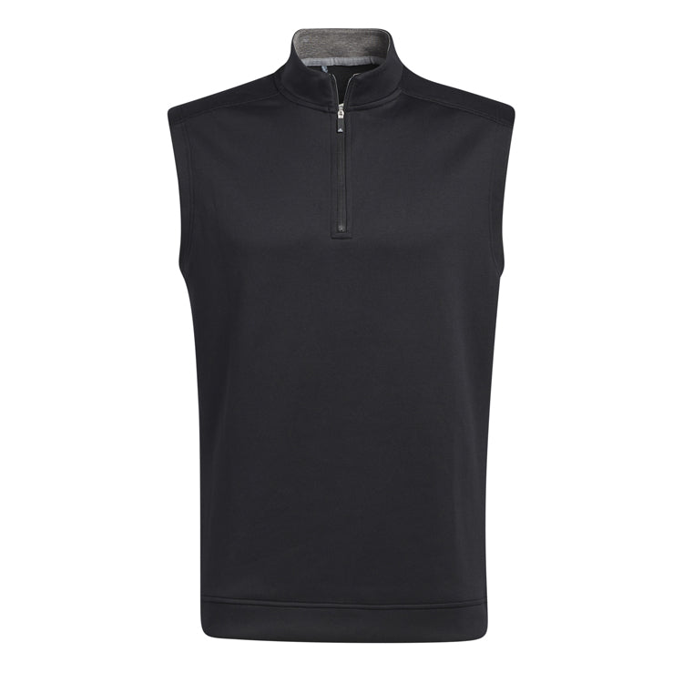 Adidas Club 1/4 Zip Golf Vest -  Black