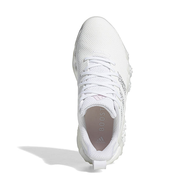 adidas Codechaos Ladies Golf Shoes White Silver Pink Andrew Morris Golf