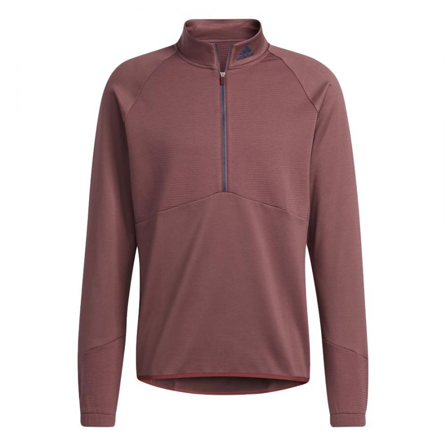 adidas Cold.Rdy 1/4 Zip Golf Pullover - Red
