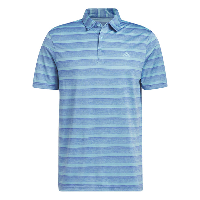 adidas Colour Stripe LC Golf Polo Shirt - Blue