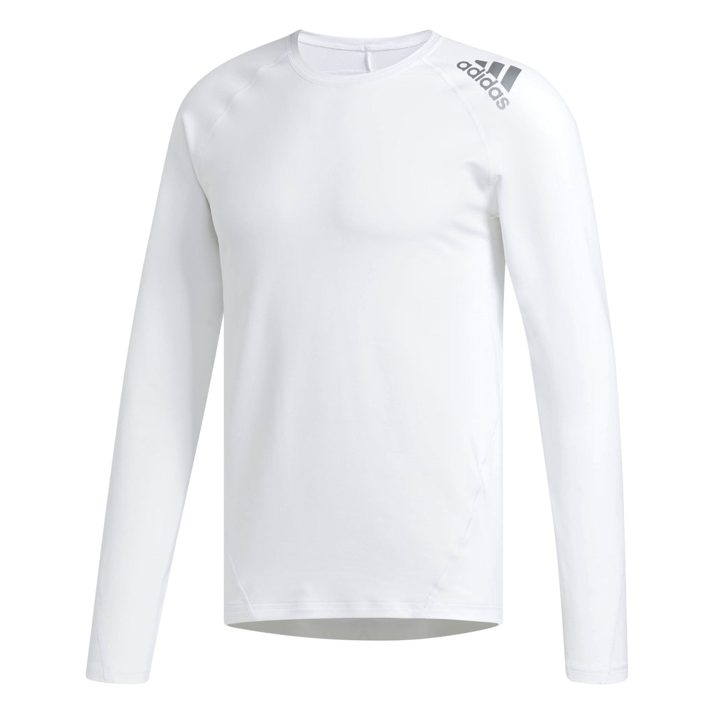 adidas Climawarm Crew Golf Shirt - White