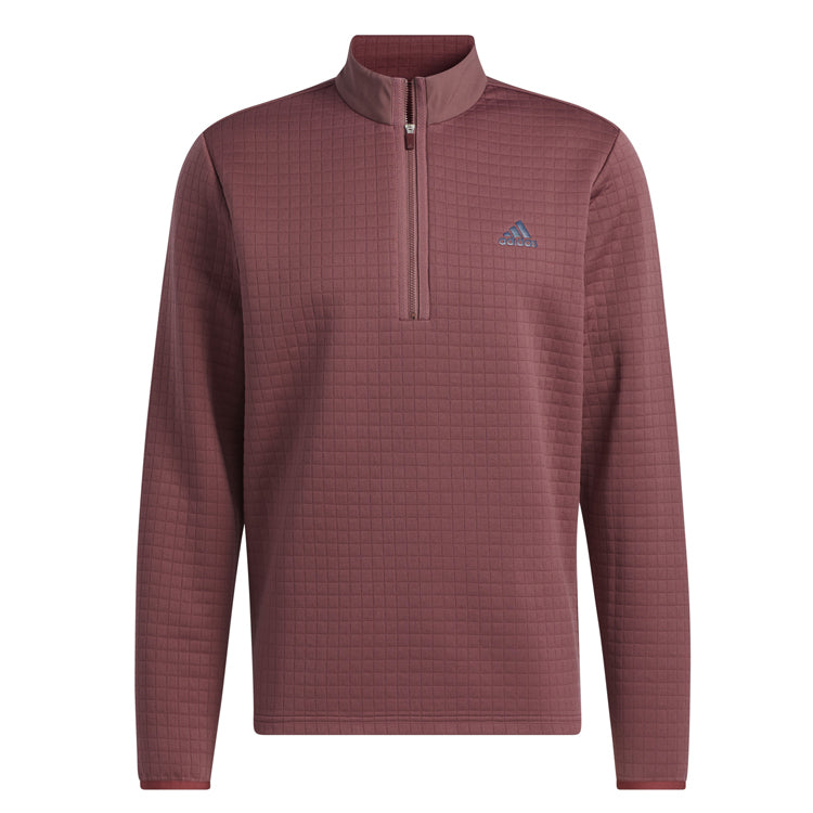 adidas DWR 1/4 LC Golf Pullover - Red