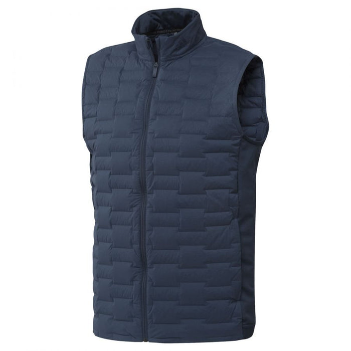 adidas Frost Guard Full-Zip Golf Vest - Navy