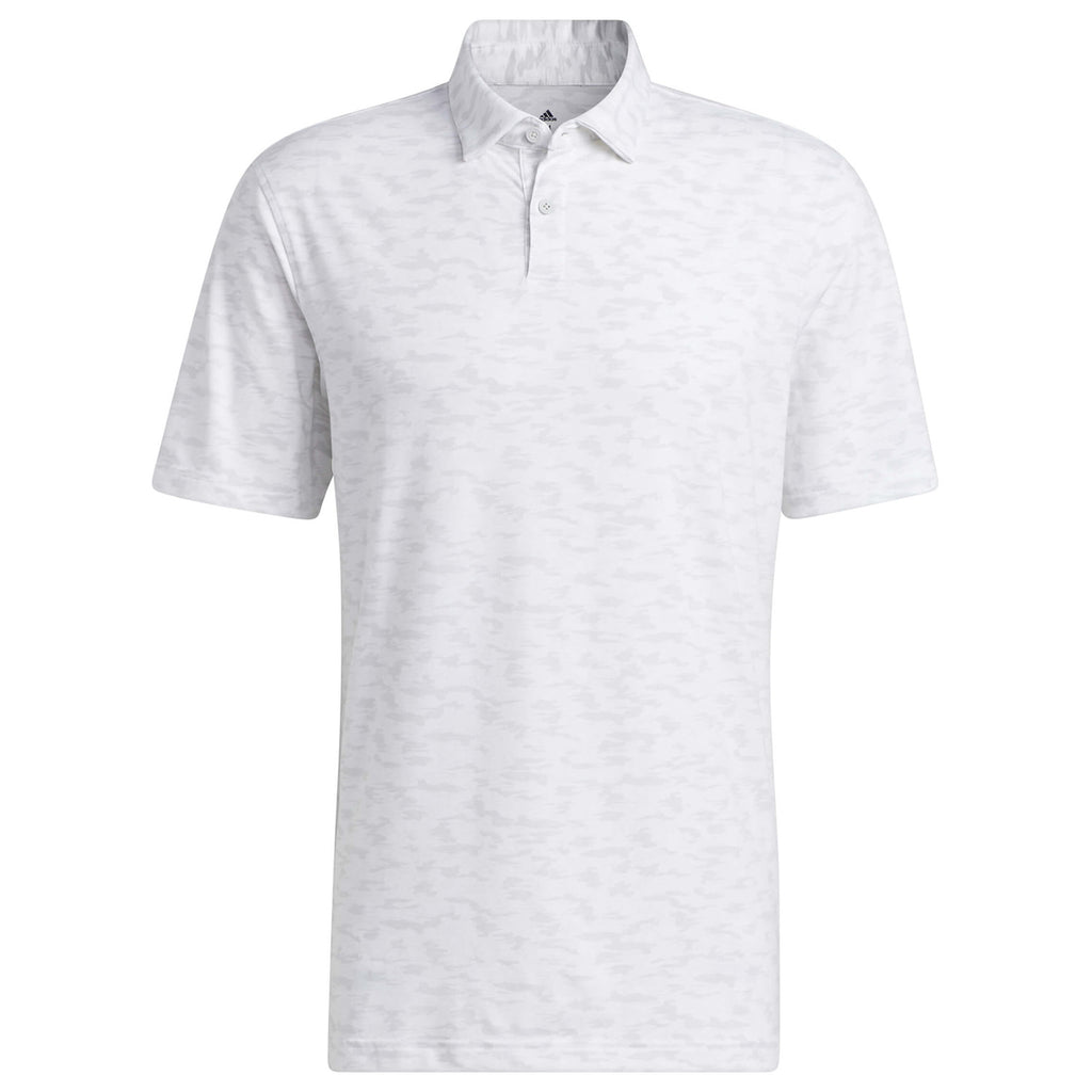 adidas Go-To Camo Golf Polo Shirt - White