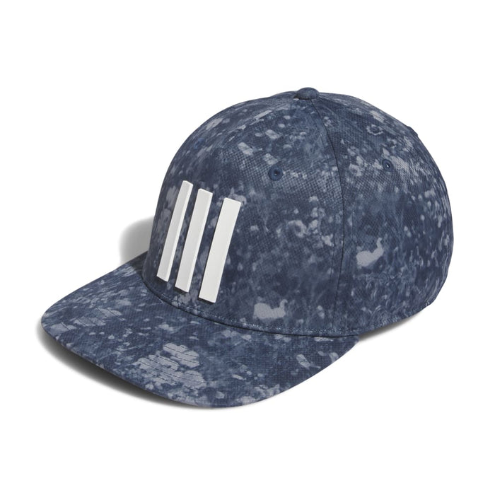 adidas Golf Tour 3-Stripe Print Snapback Cap - Collegiate Navy