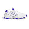 adidas ZG23 Golf Shoes - White/Blue/Silver