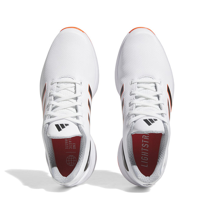 adidas ZG23 Golf Shoes - White/Black/Orange