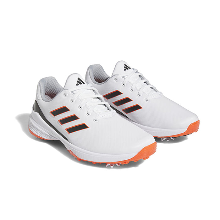 adidas ZG23 Golf Shoes - White/Black/Orange