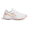 adidas ZG23 Lightstrike Ladies Golf Shoes - White/Silver/Coral