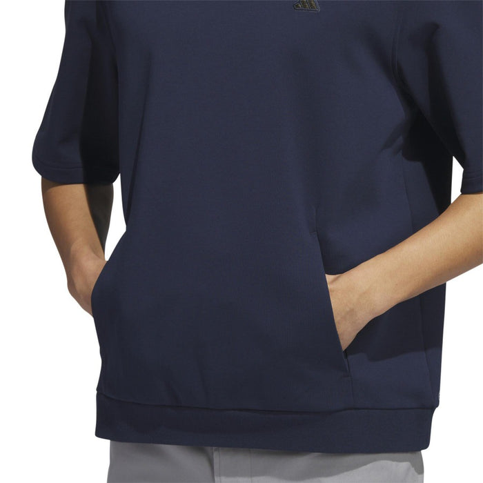 adidas Go To Short Sleeve Golf Sweatshirt - Collegiate Navy