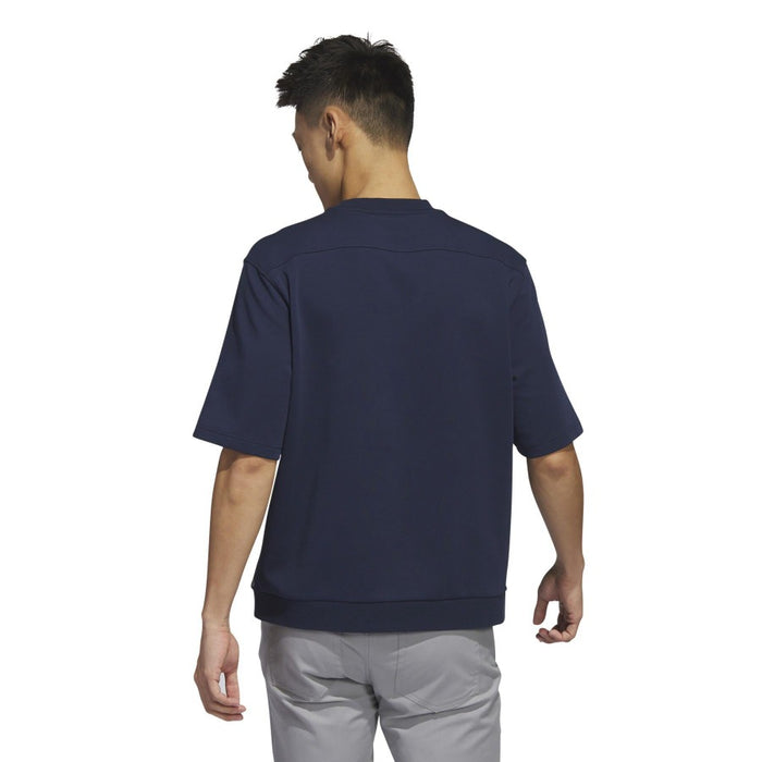 adidas Go To Short Sleeve Golf Sweatshirt - Collegiate Navy