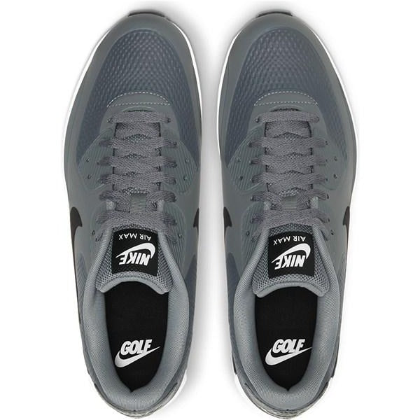 Nike Air Max 90 G Spikeless Golf Shoes - Grey/Black/White