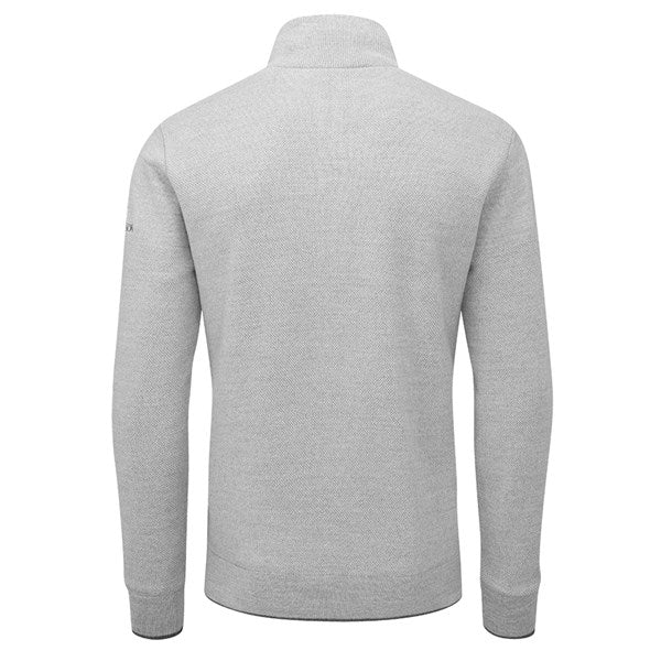 Oscar Jacobson Anders Golf Sweater - Grey