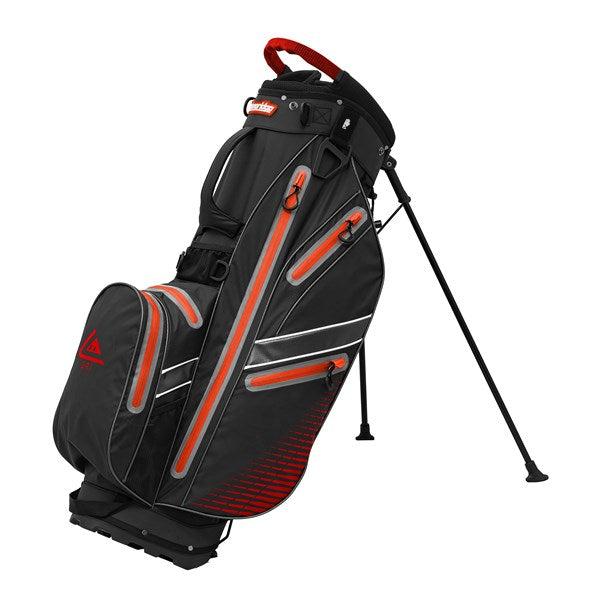 Longridge Waterproof Golf Stand Bag - Black/Red
