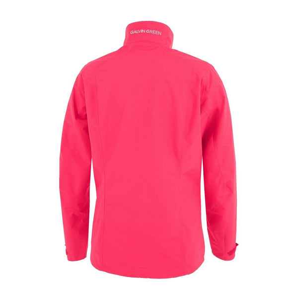 Galvin Green Arissa Ladies Waterproof Golf Jacket - Azalea/Silver