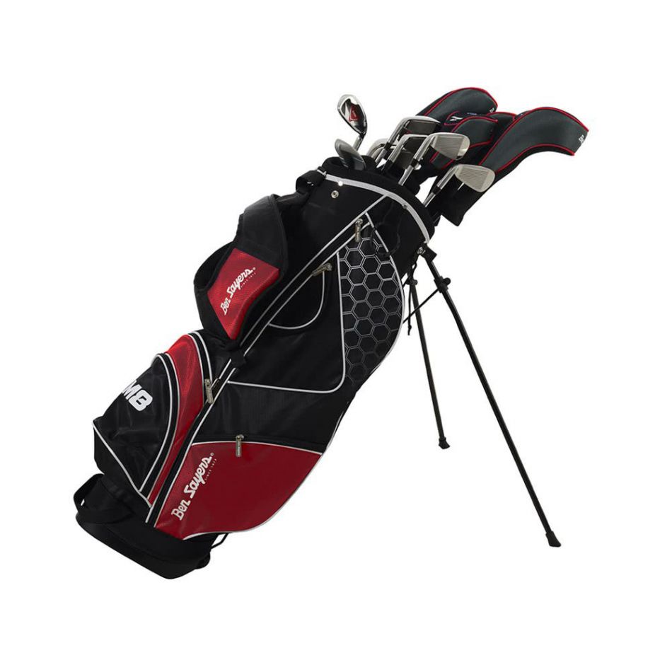 Ben Sayers M8 Stand Bag Golf Package Set - Red