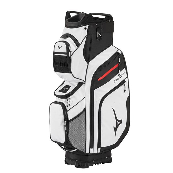 Mizuno BR-D4 Golf Cart Bag - White/Black