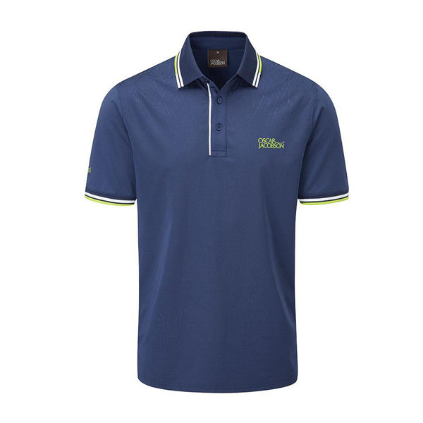 Oscar Jacobson Buxton Golf Polo Shirt - Navy