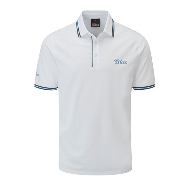 Oscar Jacobson Buxton Golf Polo Shirt - White