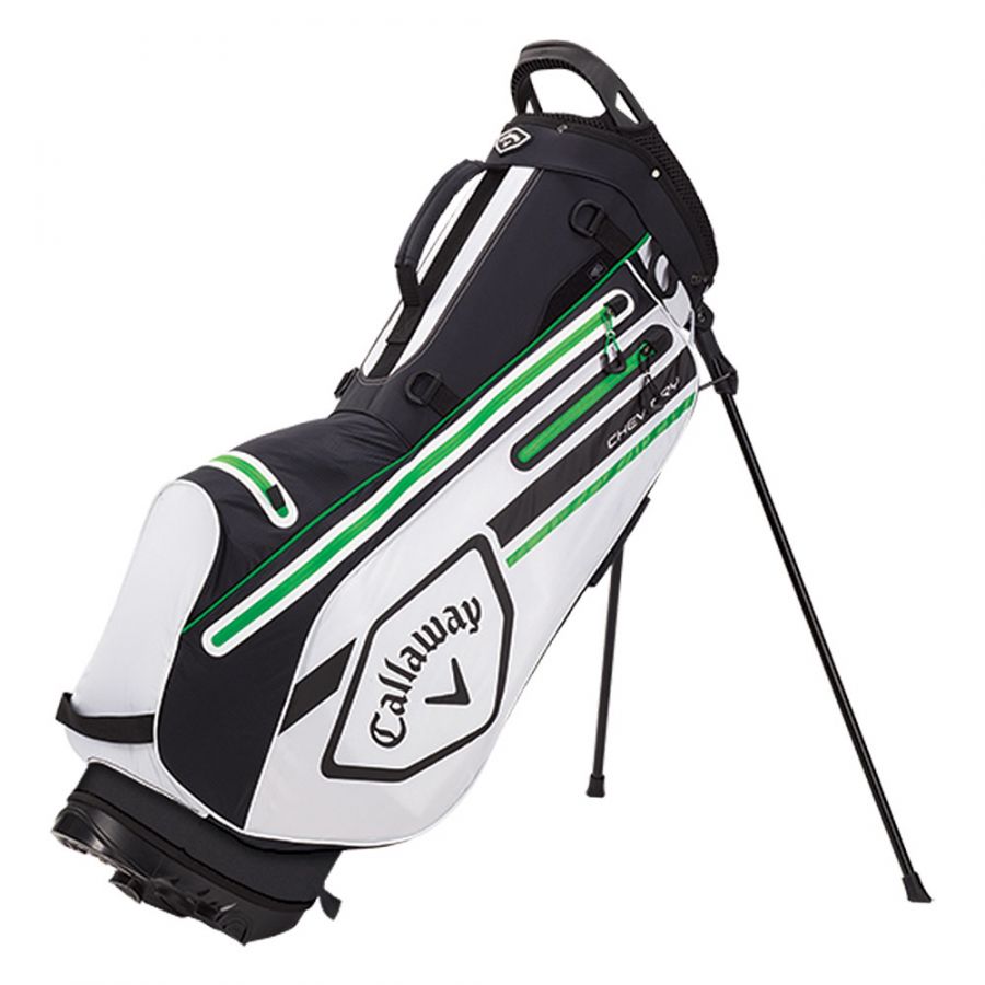 Callaway Chev Dry Golf Stand Bag - Epic White/Black/Green