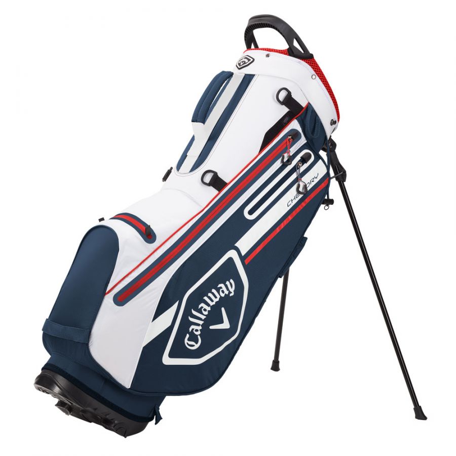 Callaway Chev Dry Golf Stand Bag - Navy/White/Red